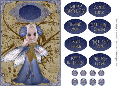 Butterfly Fairy Quick Card