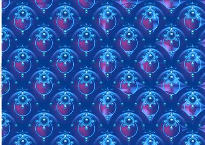 Christmas Purple Bauble Backing Paper