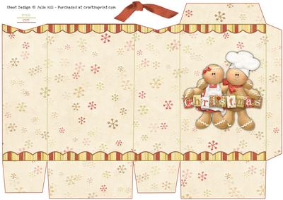 Cookin Cookies Snowflake Christmas Pinch Bag