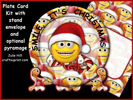 Christmas Smiley Plate Kit