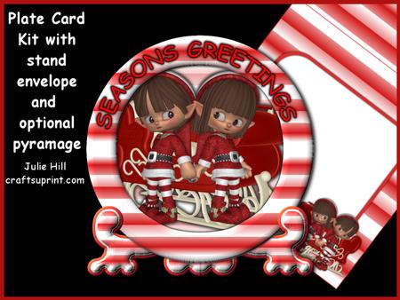 Christmas Elves Plate Kit