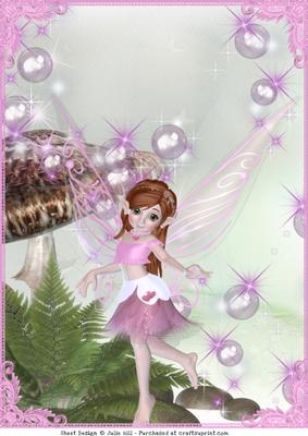 A4 Fairy Garden Card Front