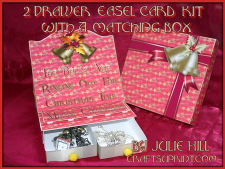 Ringing Christmas Bells 2 Drawer Easel Card Kit