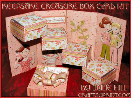 Buds N Blossoms Keepsake Treasure Box Card Kit