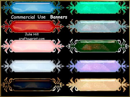 Blank Elegant Sentiment Banners