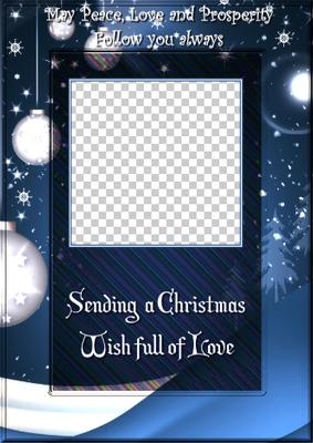 Sending a Christmas Wish Photo Card