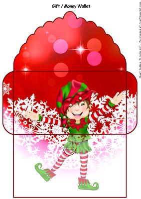 Elf Red Money Wallet