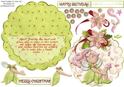 Over the Edge Petal Pixies Rocker Card