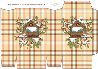 Robins Birdhouse Pinch Bag
