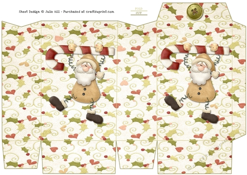 Holly jolly frolics christmas pinch bag