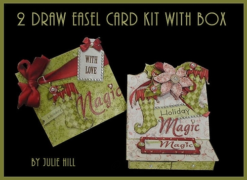 Holiday magic 2 drawer easel kit with matching box.
