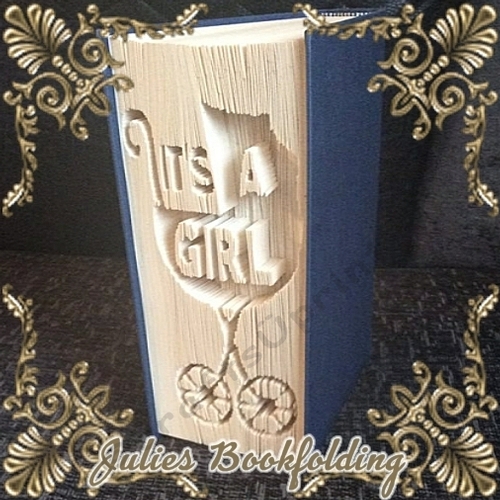 Its a girl pram book folding pattern