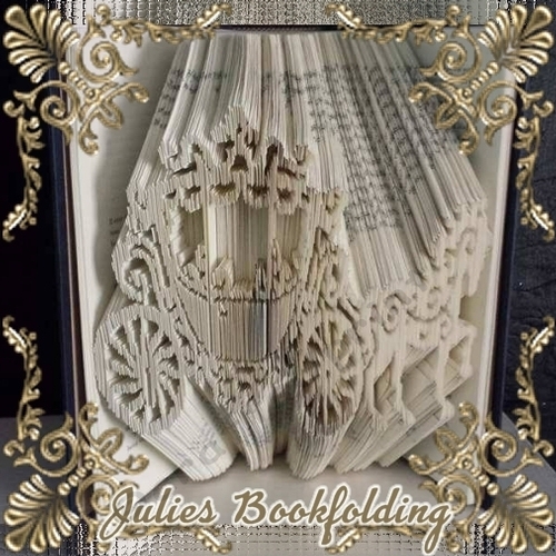 Horse and carraige book folding pattern