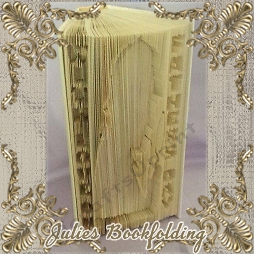 Fathers day Sherlock book folding pattern