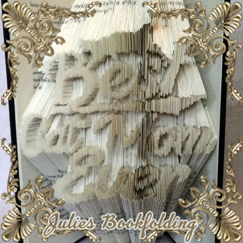 Best cat mom ever book folding pattern