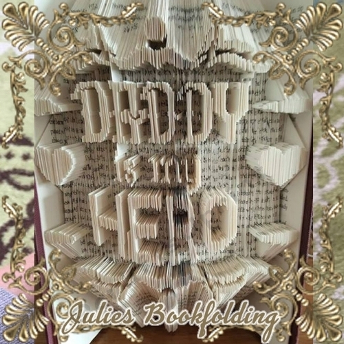 Daddy is my hero book folding pattern