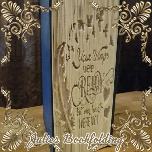 Your wings were ready book folding pattern