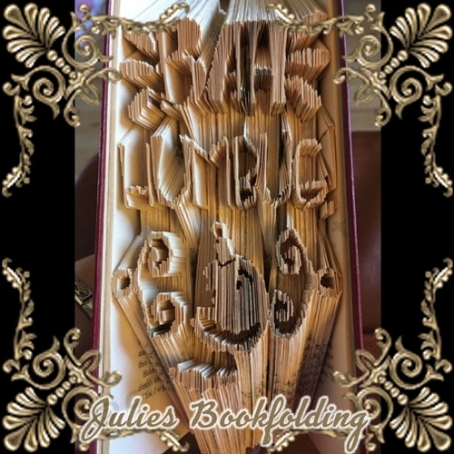Bah humbug book folding pattern