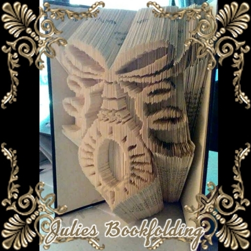 Christmas ornament 1 combi book folding pattern
