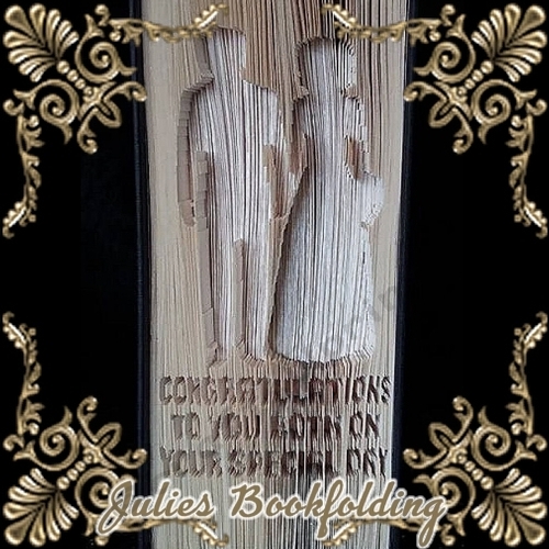 Congratulations on your special day book folding pattern