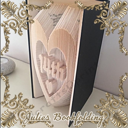 Birthday heart 2 14th combi book folding pattern
