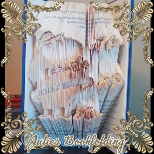 Santa Ho ho ho combi book folding pattern
