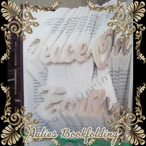 Peace on earth combi book folding pattern