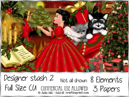 Designer stash 2 CU Christmas