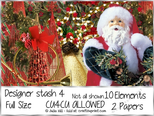 Designer stash 4 CU4CU Christmas