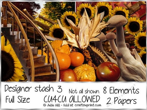 Designer stash 3 CU4CU Autumn and Thanksgiving