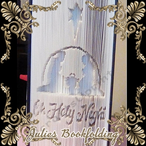 Oh holy night book folding pattern
