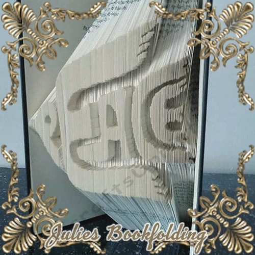 Peace bird combi book folding pattern