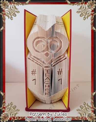 Owl #1 teacher book folding pattern