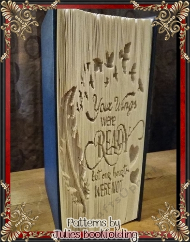 R2 Your wings were ready book folding pattern