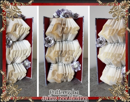 Live love laugh book folding pattern