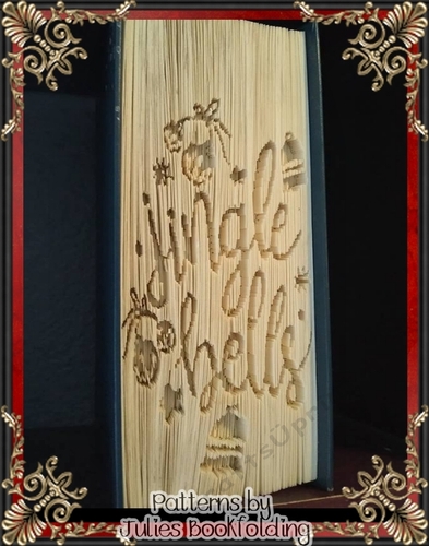 CH42 Jingle bells and stars book folding pattern
