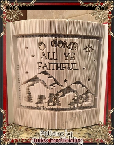 Come all ye faithful book folding pattern
