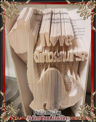 I love dinosaurs combi book folding pattern