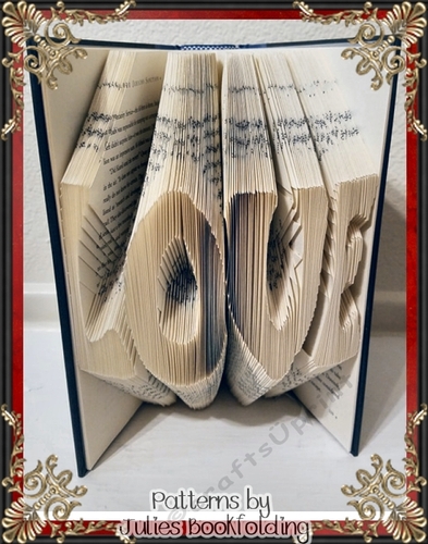 LV2 Love word 1 book folding pattern