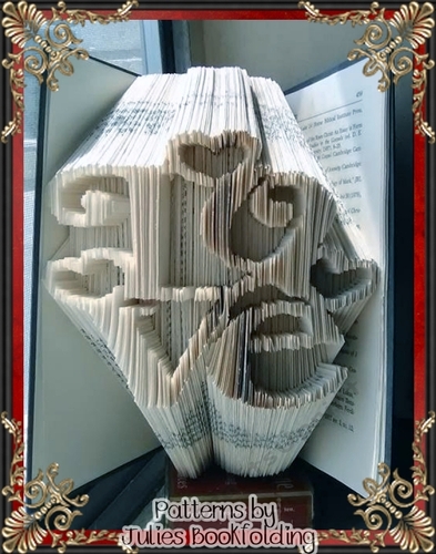 LV29 Love with hearts book folding pattern