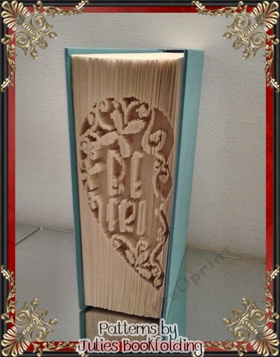 A77 best friends left book folding pattern