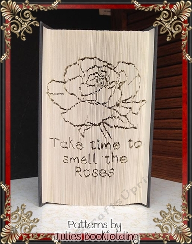 A82 Smell the roses book folding pattern