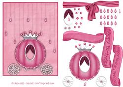 Happy Birthday Princess 3D Sheet
