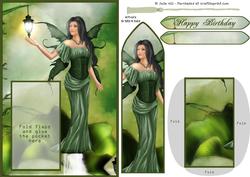 Natalie Green Fairy Bookmark Keepsake Sheet