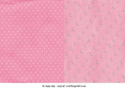Princess and Polka Dot Backing Papers