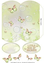Butterfly Garden Pillow Gift Box