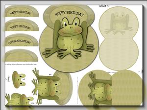 Frog Rocker-wobble Card