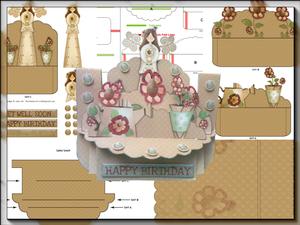 Angel in the Garden 3D Shelf Card Kit