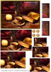 Candle Book and Tea Pyramid Sheet
