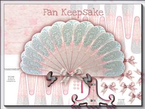 Lace Fan Keepsake Card Kit